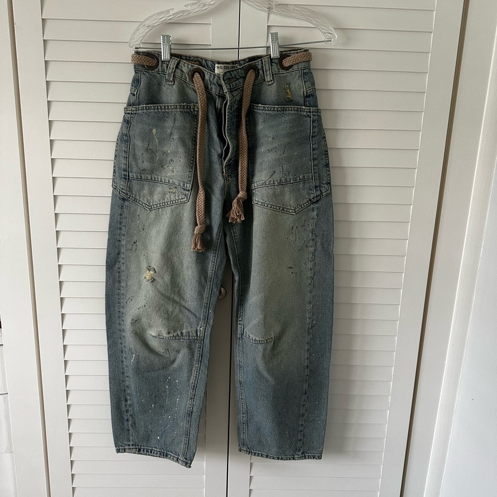 Anthropologie Men's Relaxed Denim Jeans with Drawstring